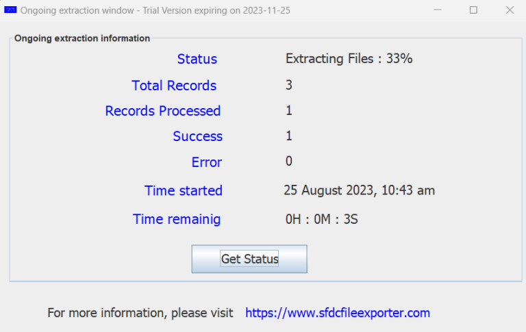 SFDC file Exporter